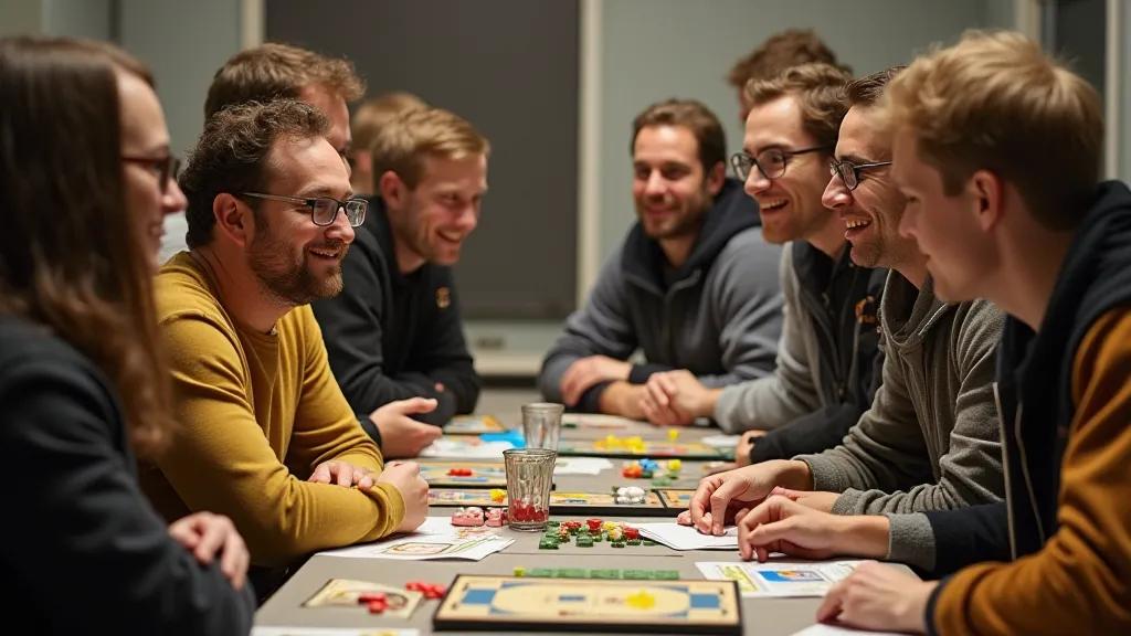 Collectors at a meet-up