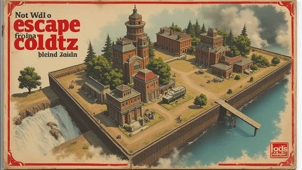 Vintage Escape from Colditz Game Box