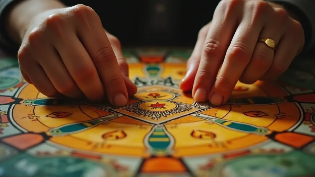 Collector examining a vintage game