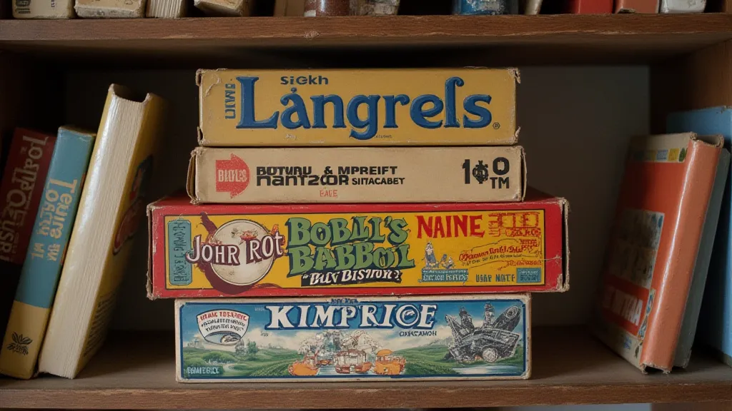 Collection of vintage board games