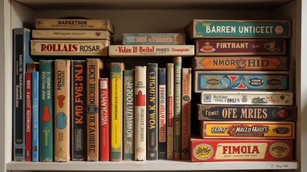 Collection of vintage board games