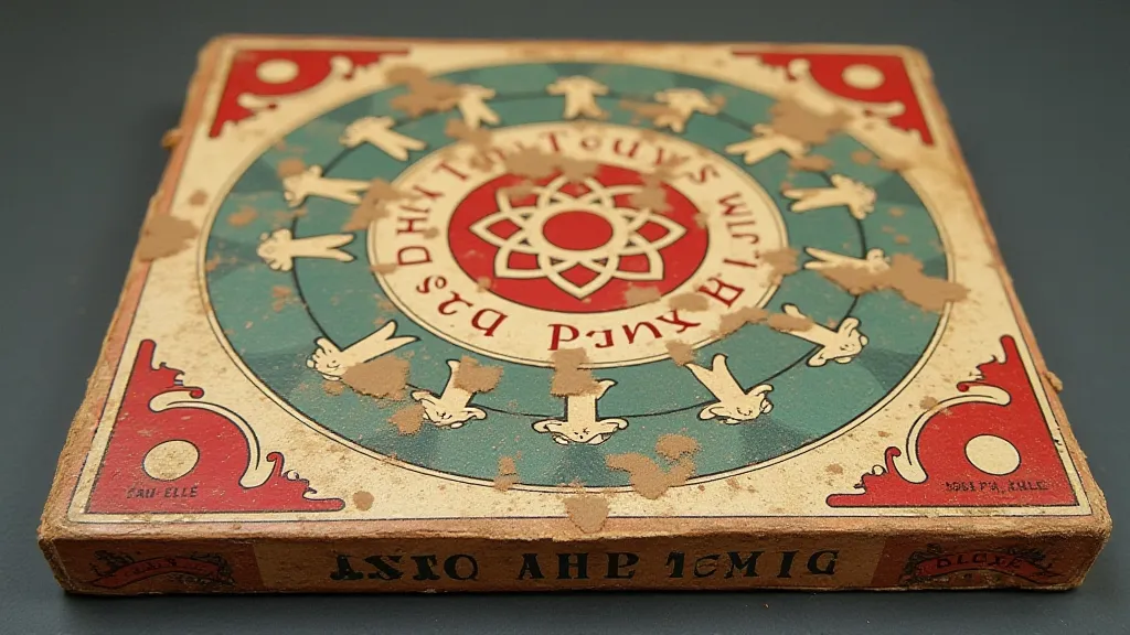 Worn vintage game box representing age and fragility